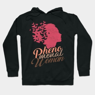 'Butterflies Phenomenal Woman' Phenomenal Woman Gift Hoodie